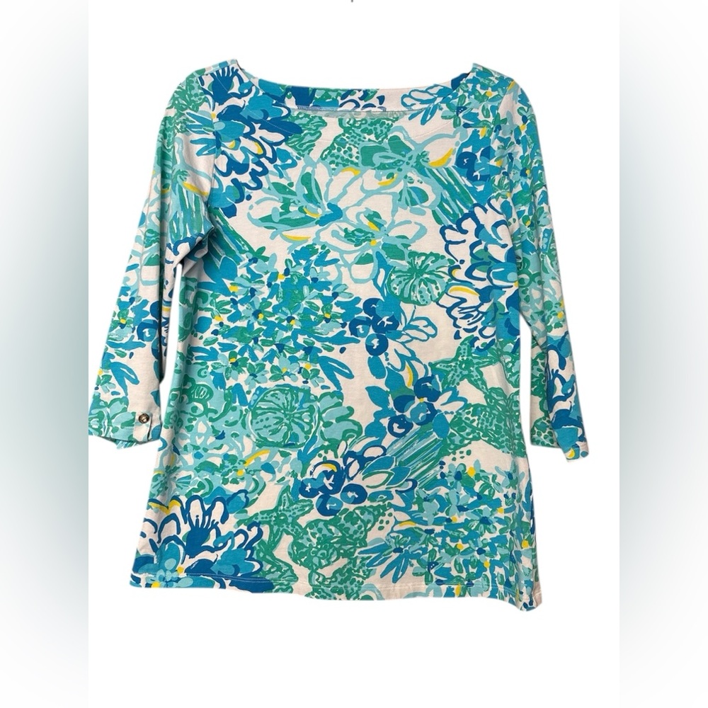 Lilly Pulitzer Julie Floral Top